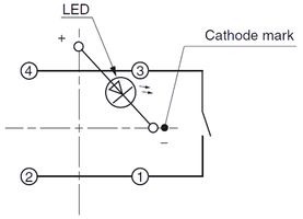 OMRON ELECTRONIC COMPONENTS B3W-9000-G1G