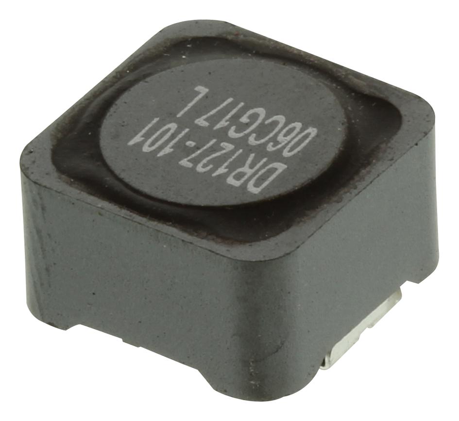 Eaton Bussmann Dr127-101-R Inductor, 100Uh, Shielded, 1.96A