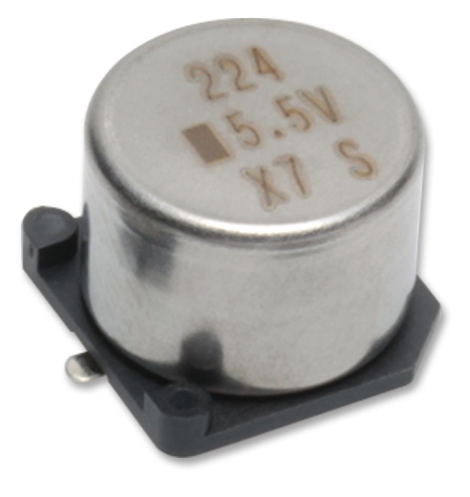 Kemet Fcs0H224Zftbr24 Cap, 0.22F, 5.5V, Super Cap, Smd