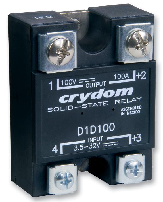 Sensata/crydom D1D40K Solid State Relay, 40A, 3.5-32Vdc, Panel