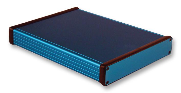 Hammond 1455R2201Bu Enclosure, Alu, Blue, 220X165X30.5Mm