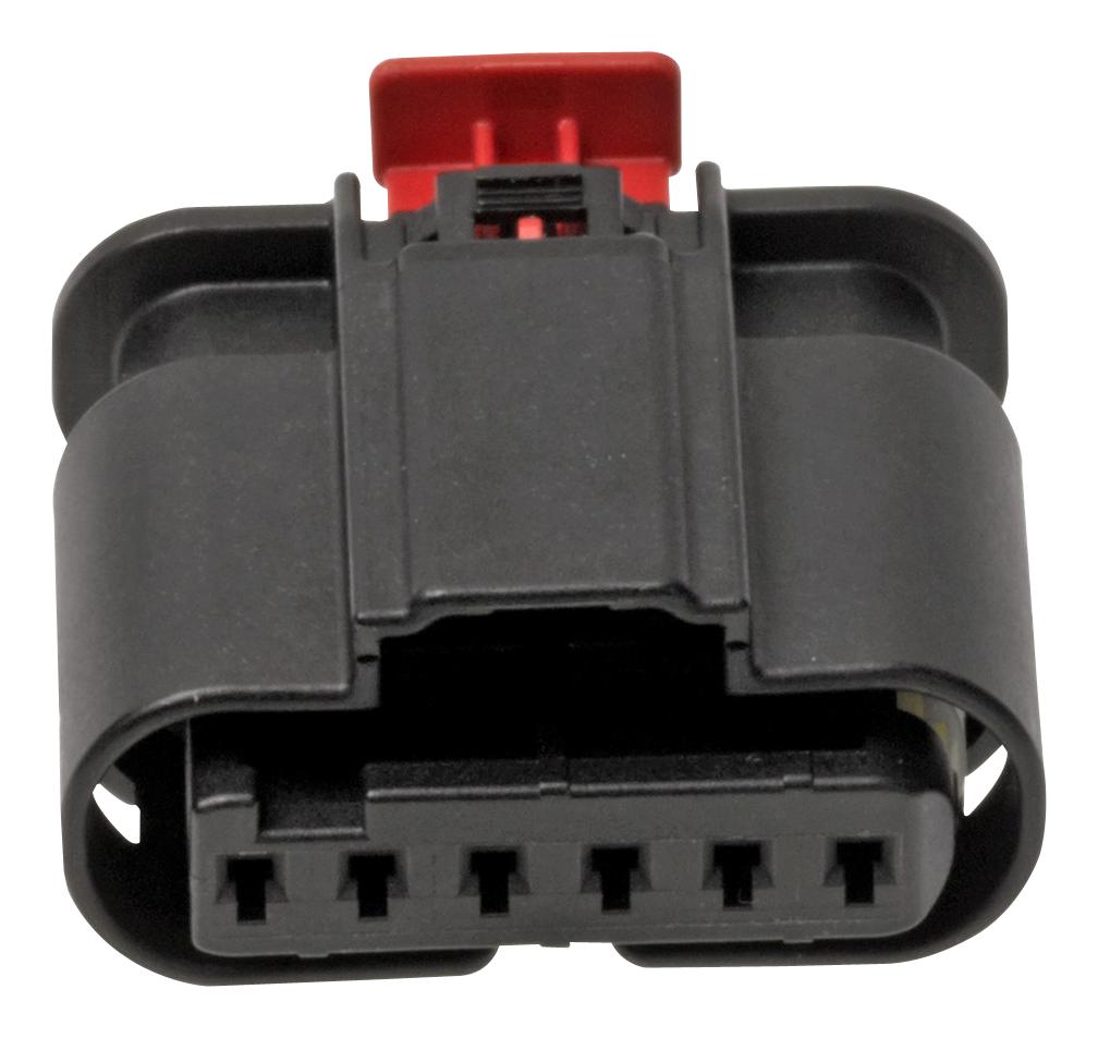 Te Connectivity 1-1718806-1 Rcpt Housing, 5Pos, Gf Nylon 6.6, Black