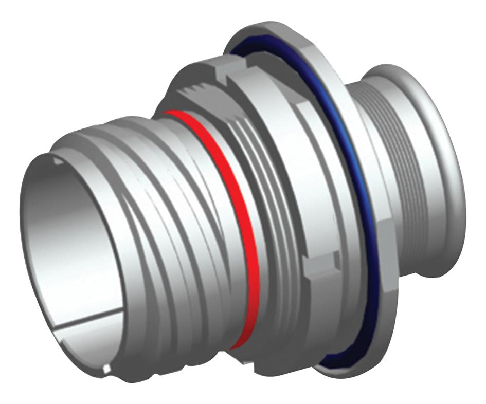 Amphenol Aerospace 2M805-003-07M8-4Sa Circular Conn, Rcpt, 8-4, Jam Nut