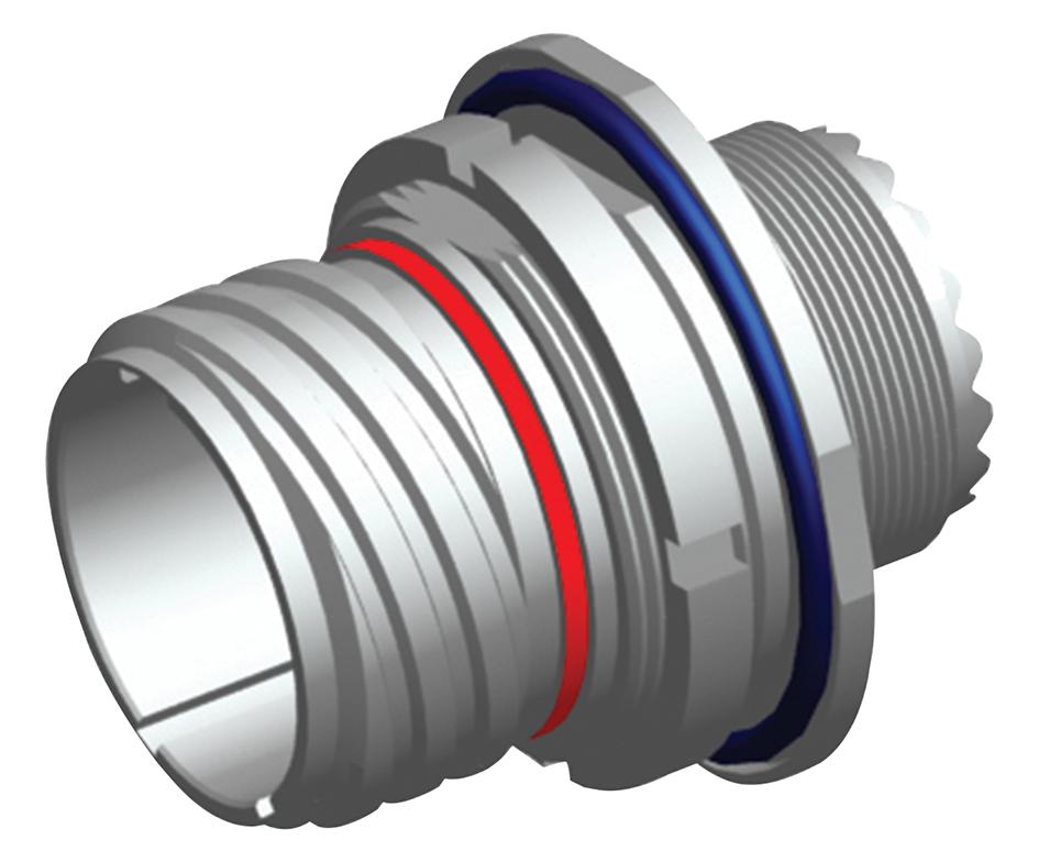 Amphenol Aerospace 2M805-004-07Nf10-200Pa Circular Conn, Rcpt, 10-200, Jam Nut