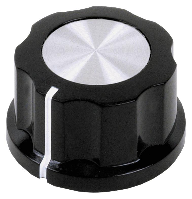 Multicomp Mc21055 Round Knurled Knob, 27Mm, Plastic