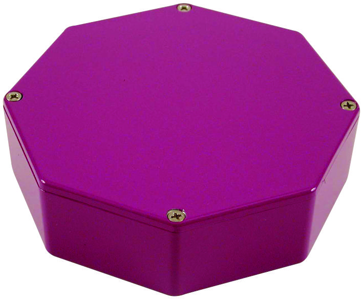 Hammond 1590Stpcpr Enclosure, Octagon, Purple