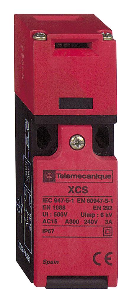 Telemecanique Sensors Xcspa492 Safety Interlock Sw, Dpst/spst, 240Vac