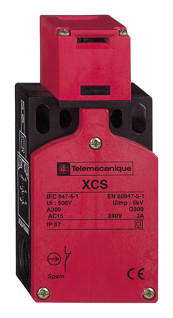 Telemecanique Sensors Xcsta792 Safety Interlock Sw, Dpst/spst, 6A, 120V