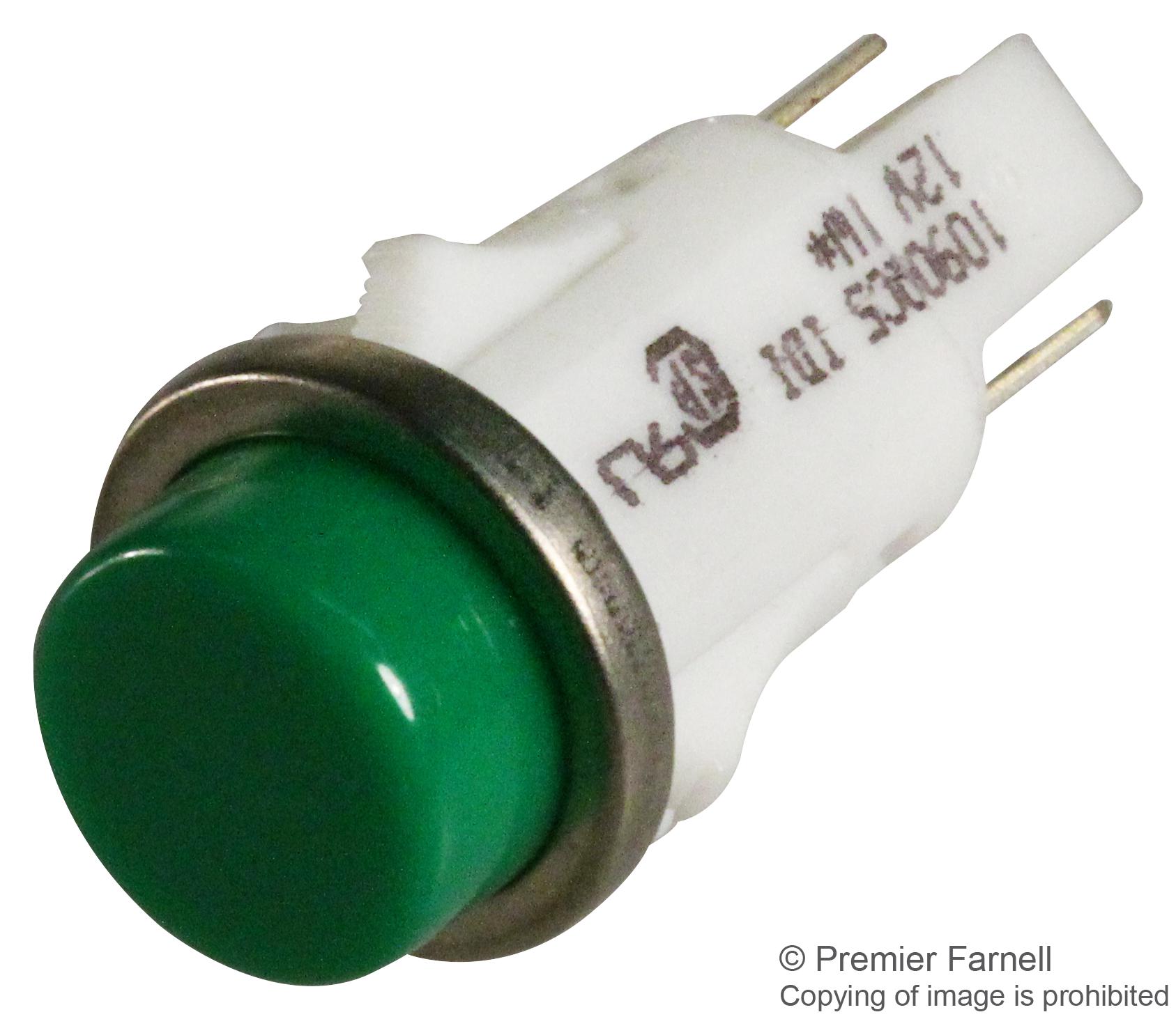 Chicago Miniature Lighting 1090Qc5-12V Incandescent Indicator, 12.7Mm, 12V