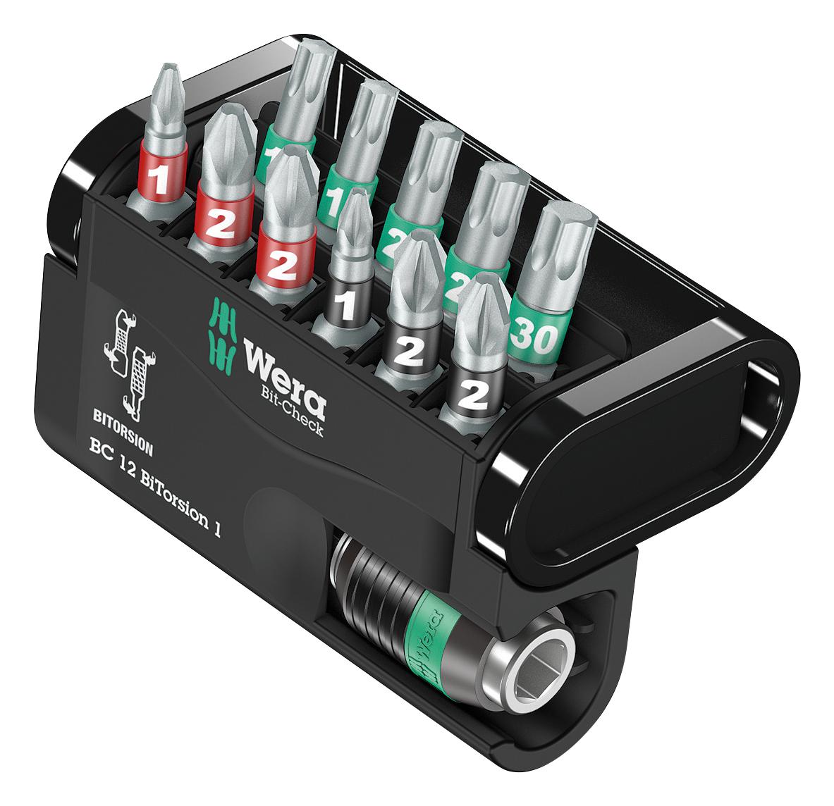 Wera 05057420001 Bit Set, Ph/pz/tx, 12Pc