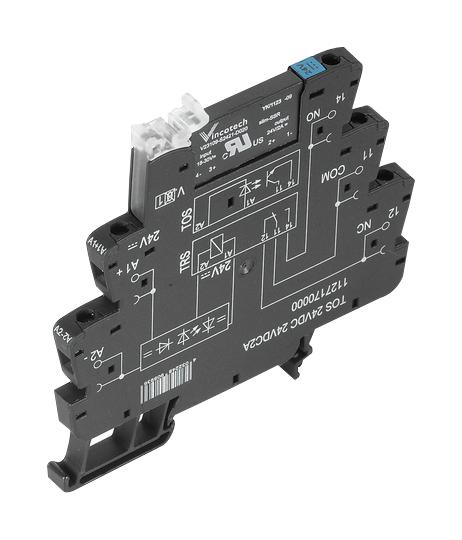 Weidmuller 1127410000 Solid State Relay, Spst, 1A, 24-230Vac