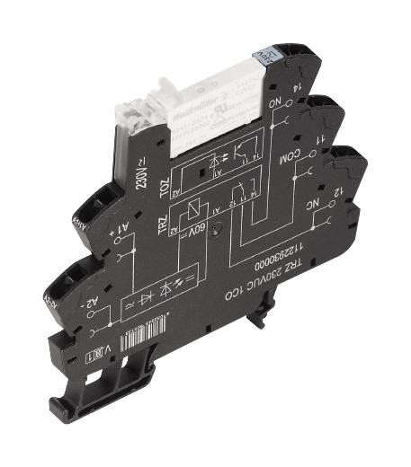 Weidmuller 1122930000 Power Relay, Spdt, 6A, 250Vac, Din Rail