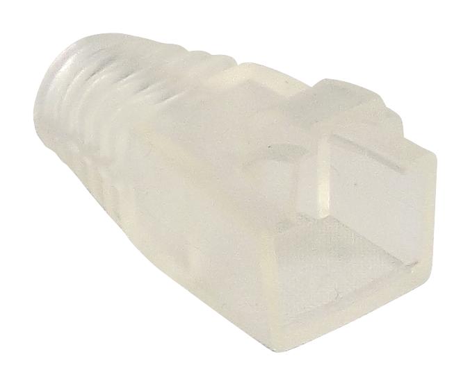 Tuk Ps2Clr8 Strain Relief Boot, Rj45, Pvc, Clear