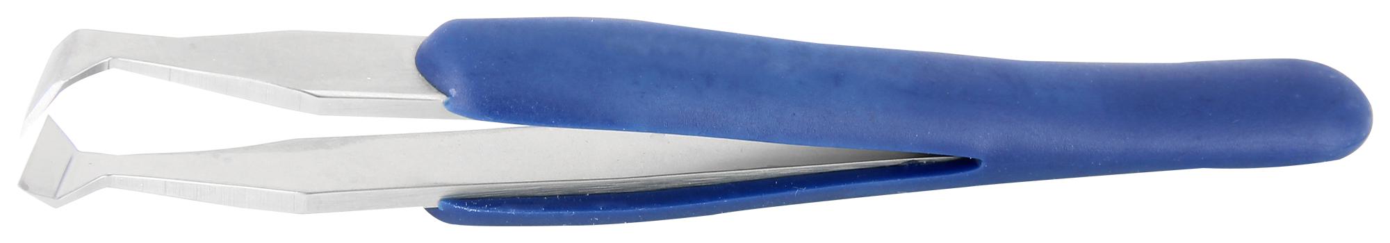 Ideal-Tek 15A.c.dr Esd Tweezer, Bent/flat, 120Mm