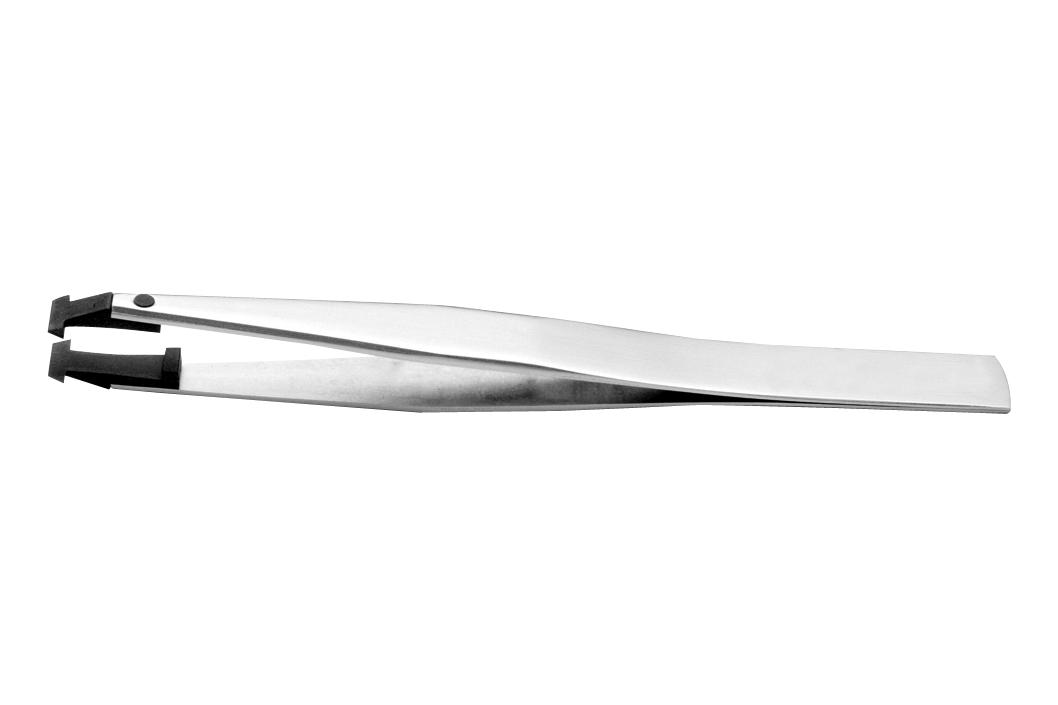 Ideal-Tek 252.sa Tweezer, Bent/flat, 115Mm