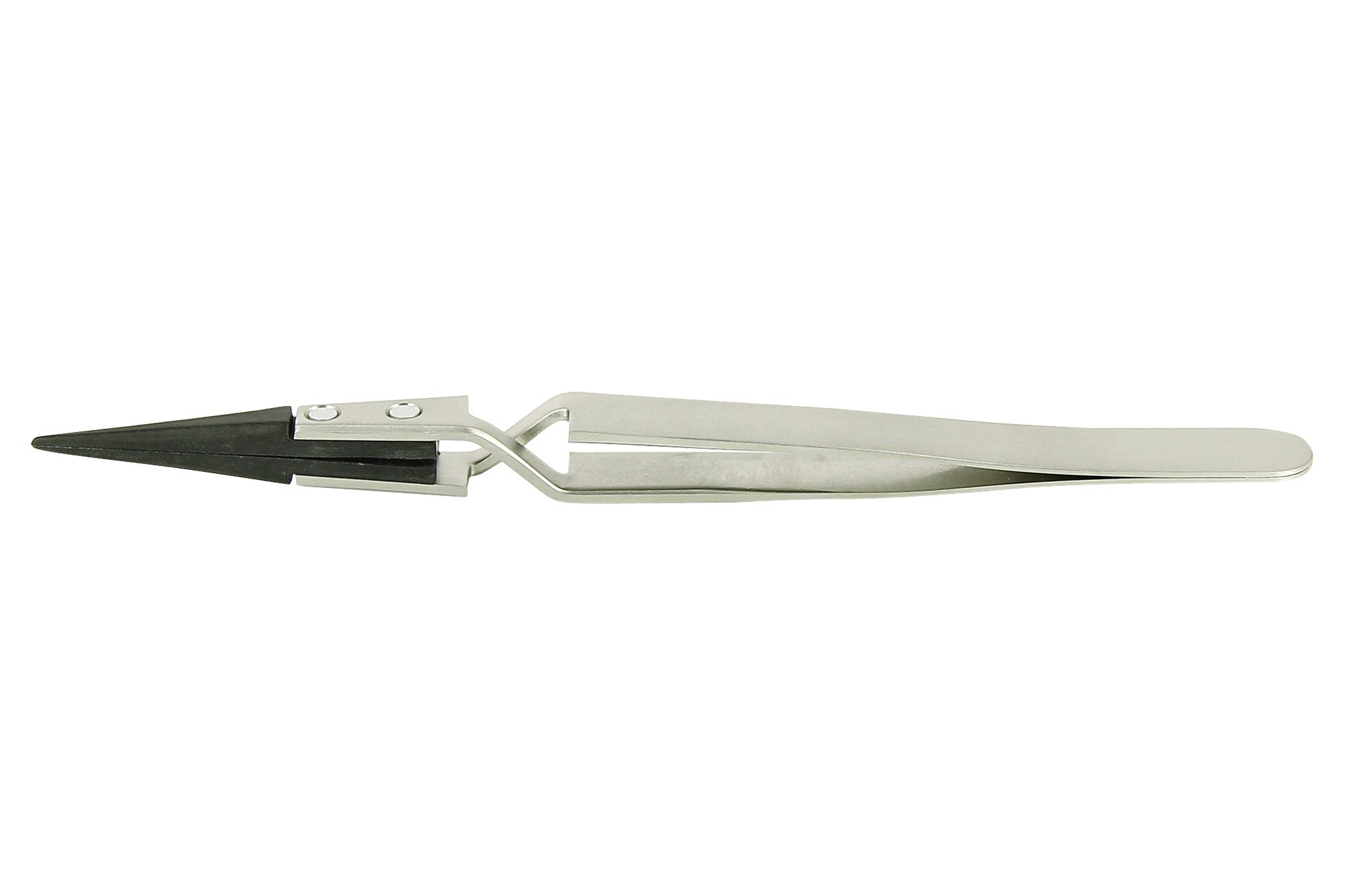 Ideal-Tek 3Xcf.sa Tweezer, Straight/pointed, 130Mm