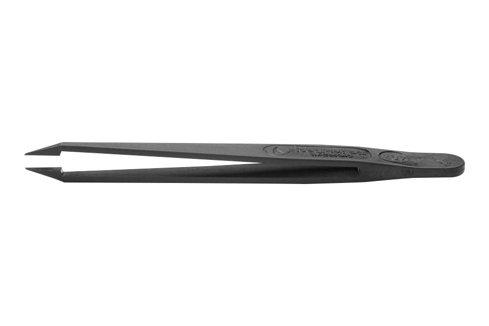 Ideal-Tek 707.sv Tweezer, Bent/flat, 115Mm