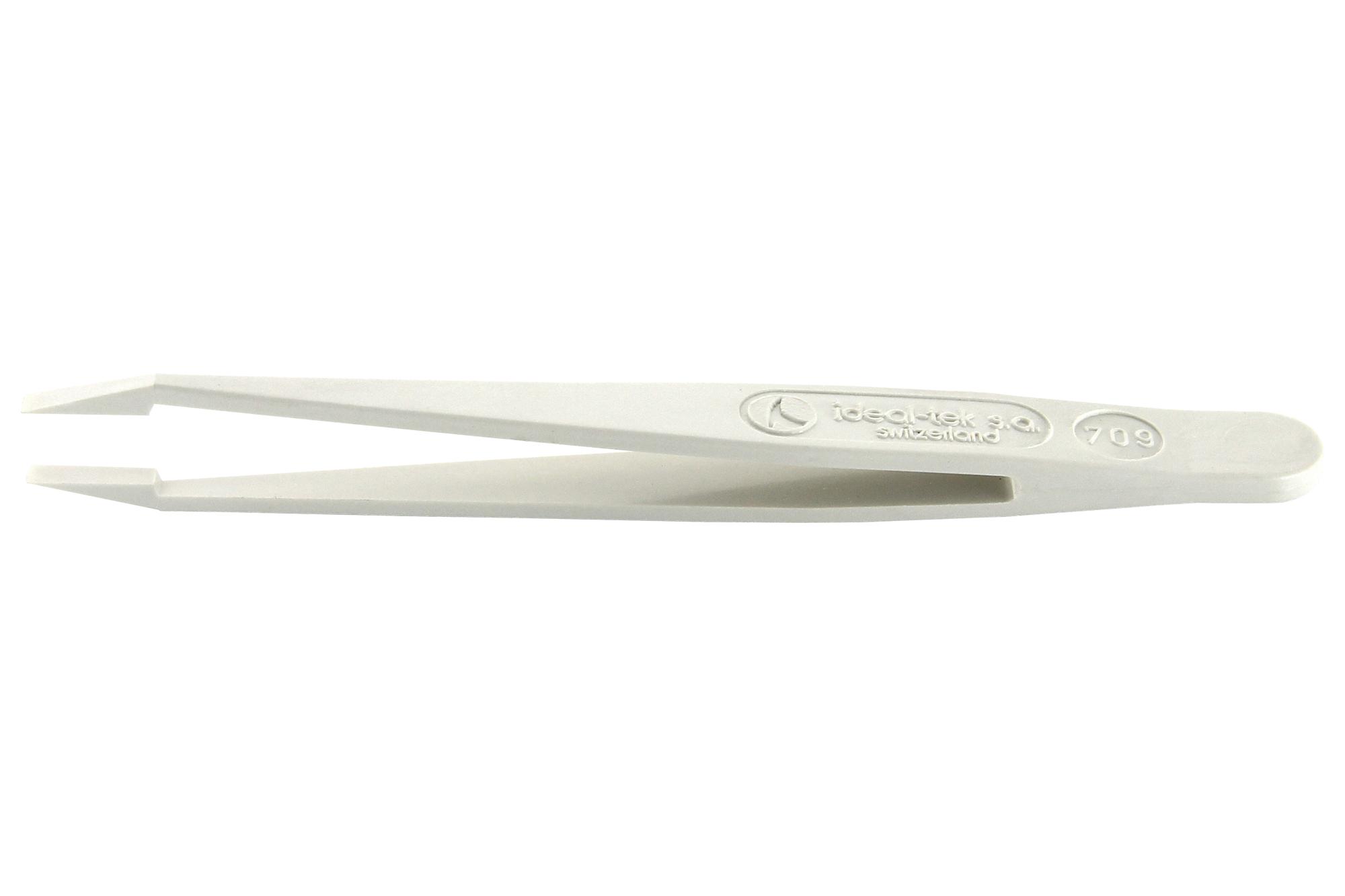 Ideal-Tek 709.dg Tweezer, Bent/flat, 115Mm