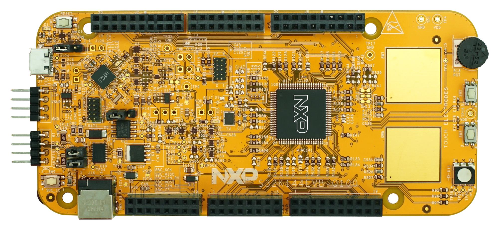 Nxp S32K144Evb-Q100 Eval Board, 32Bit Cortex-M4F Mcu