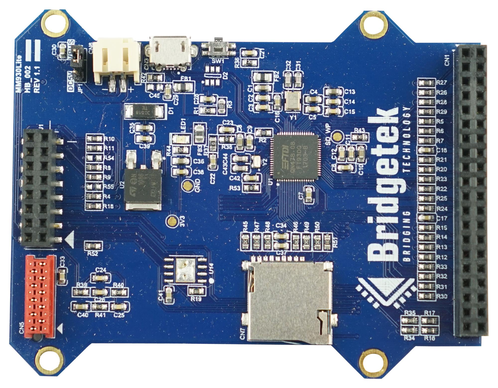 Bridgetek Mm930Lite Dev Module, Usb To Serial Comm Interface