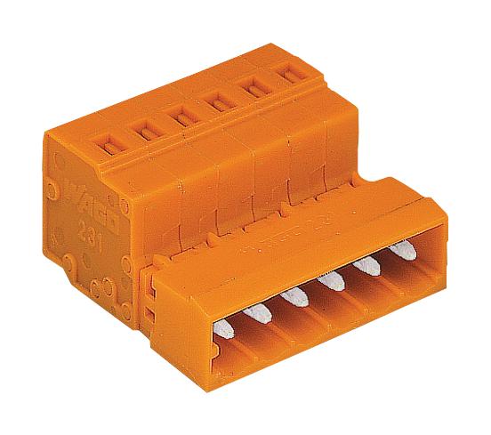 Wago 231-633 Terminal Block, Pluggable, 3Pos, 12Awg