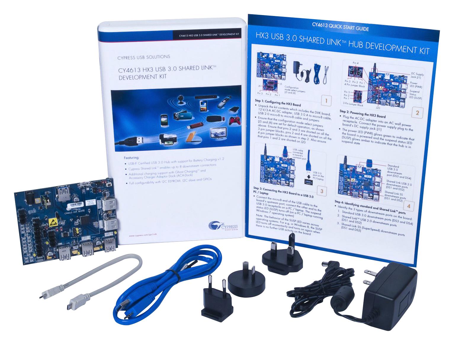 Infineon Cy4613 Dev Board, Usb Hub Controller