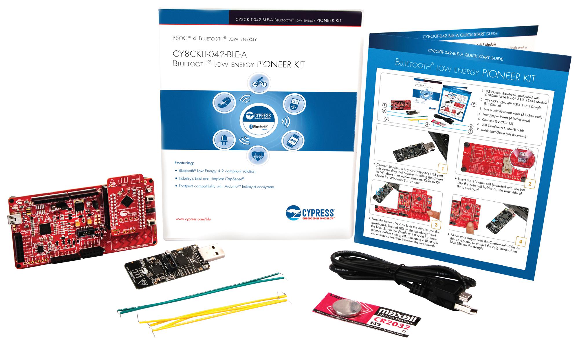 Infineon Cy8Ckit-042-Ble-A Eval Board, Bluetooth Low Energy