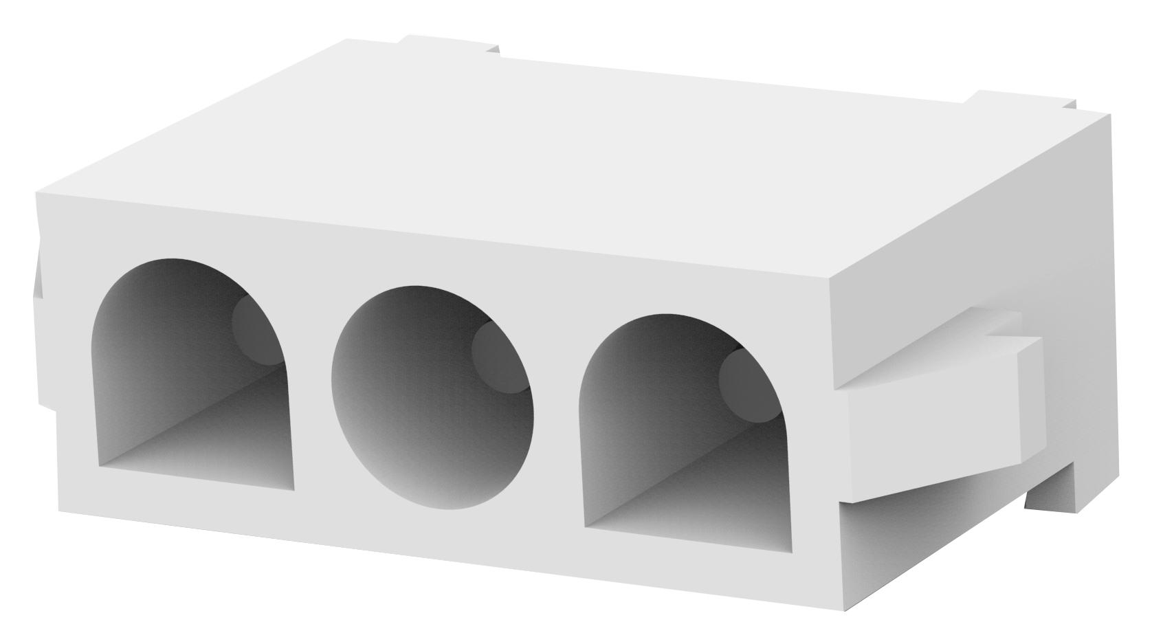 Amp - Te Connectivity 641966-1 Connector, Header, 3Pos, 1Row, 6.35Mm