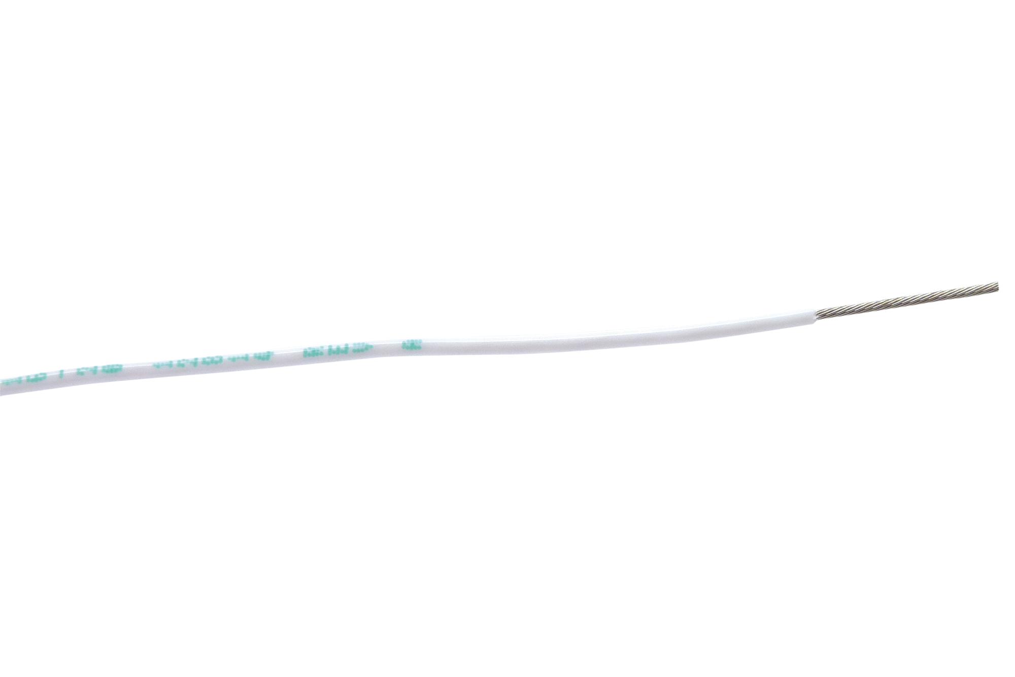 Carlisleit M22759/16-24-9 Hook-Up Wire, 24Awg, White, 100M