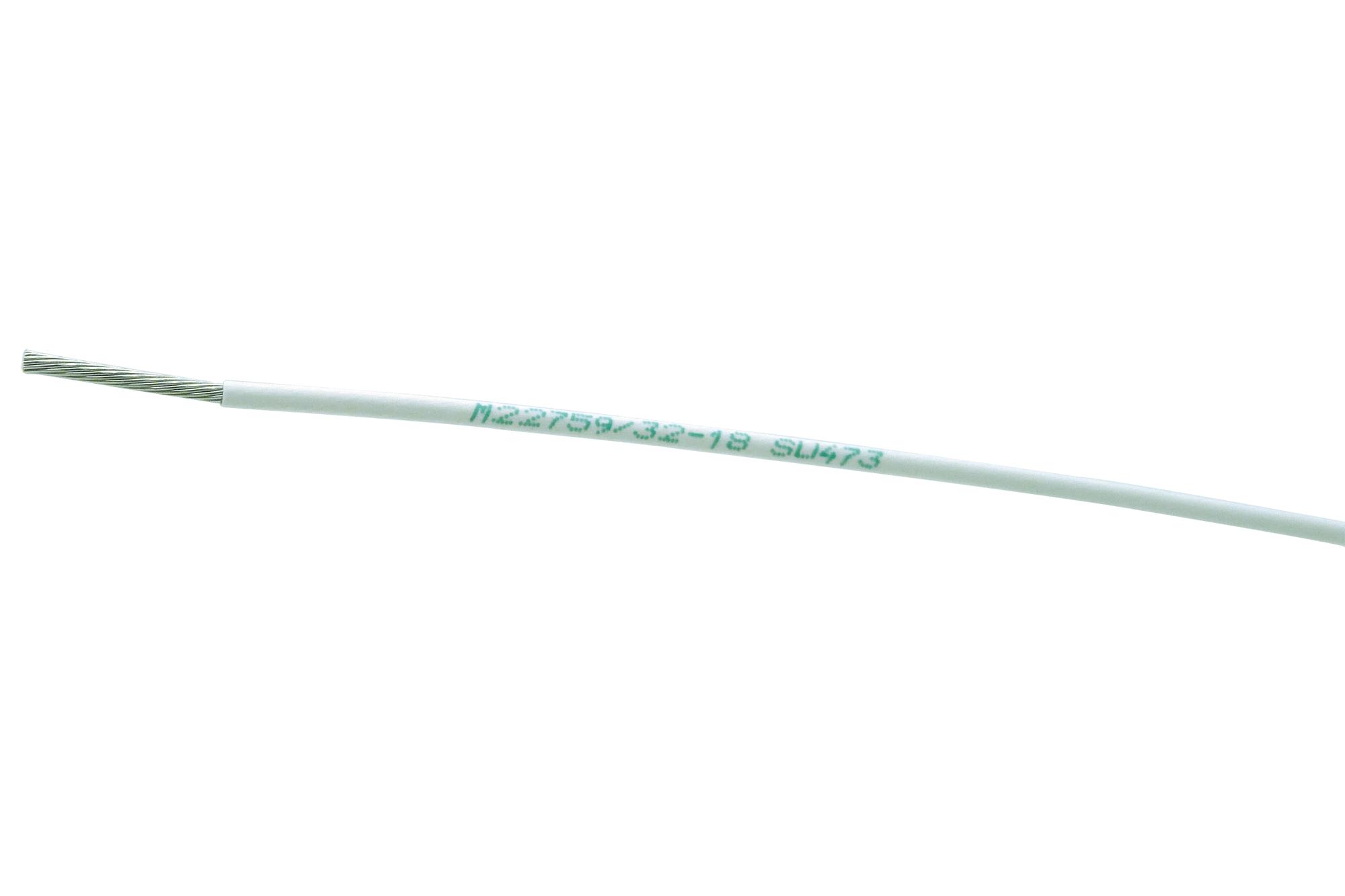 Raychem - Te Connectivity M22759/32-16-9 Hook-Up Wire, 16Awg, White, 100M