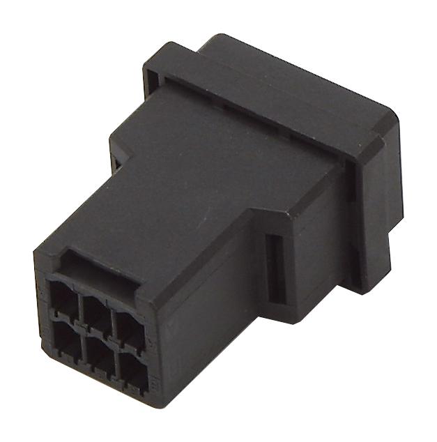 Amp - Te Connectivity 178964-3 Plug Housing, 6Pos, Gf Polyester, Black