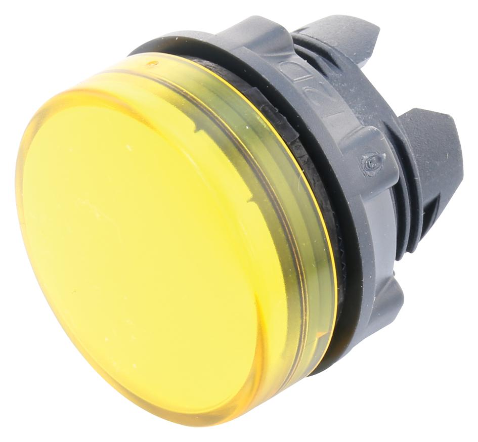 Schneider Electric Zb5Av083 Pilot Light Head W/ Lens, 22Mm, Yellow