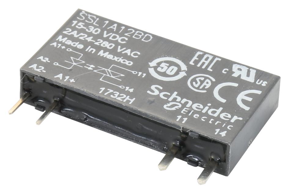 Schneider Electric Ssl1D03Jd Solid State Relay, Spst-No, 3.5A, 3-12V