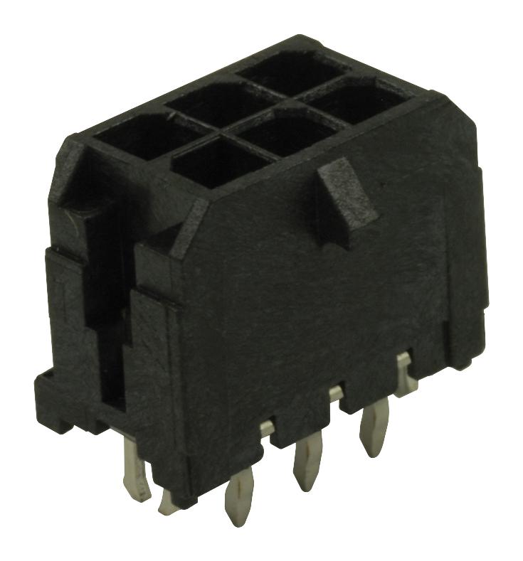 Molex 43045-0625 Connector, Header, 6Pos, 2Row, 3Mm