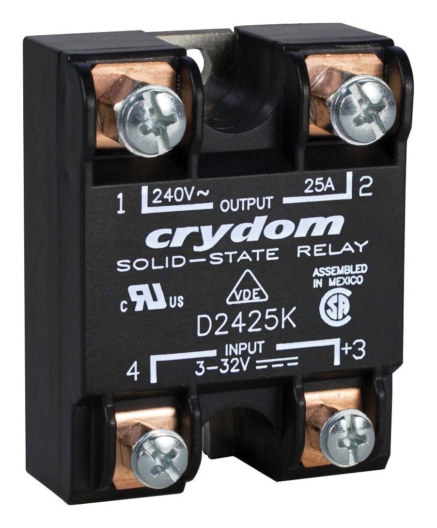 Sensata/crydom Hd4825K Solid State Relay, 25A, 4-32Vdc, Panel