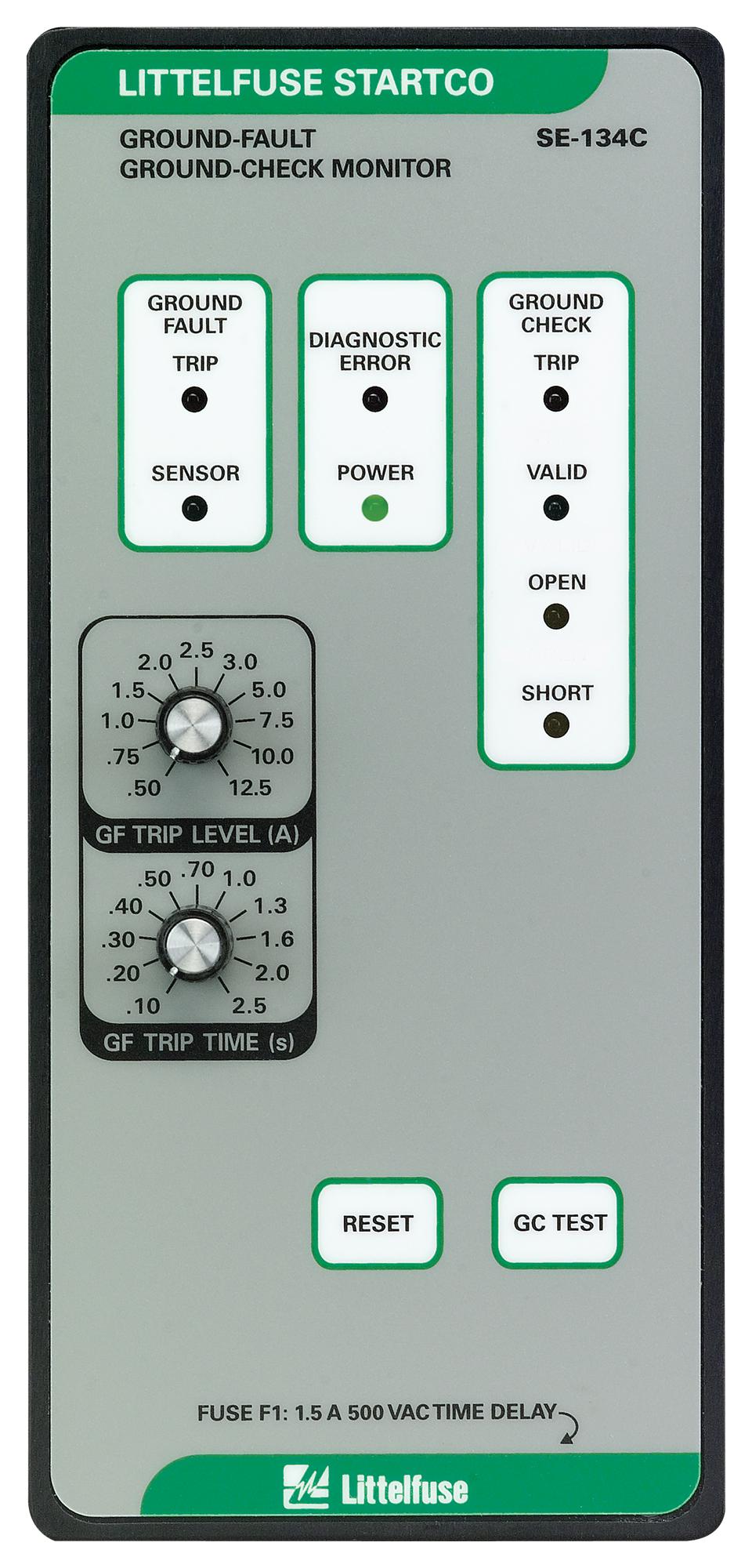 Littelfuse Se-134C-00 Ground Fault Relay, Spst-No/nc, 240V