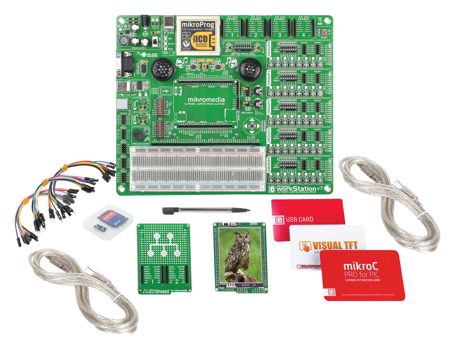 Mikroelektronika Mikroe-2640 Dev Kit, Mikroc Graphic Interface