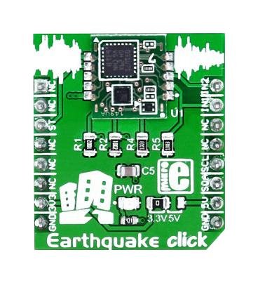 Mikroelektronika Mikroe-2561 Earthquake Click, Easyboard Dev Platform