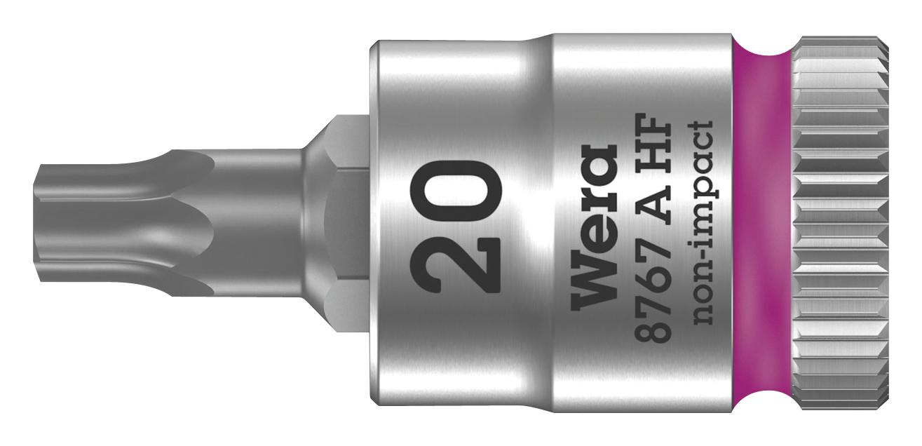 Wera 8767 20 X 28Mm Bit Socket, Torx, T20, 28Mm