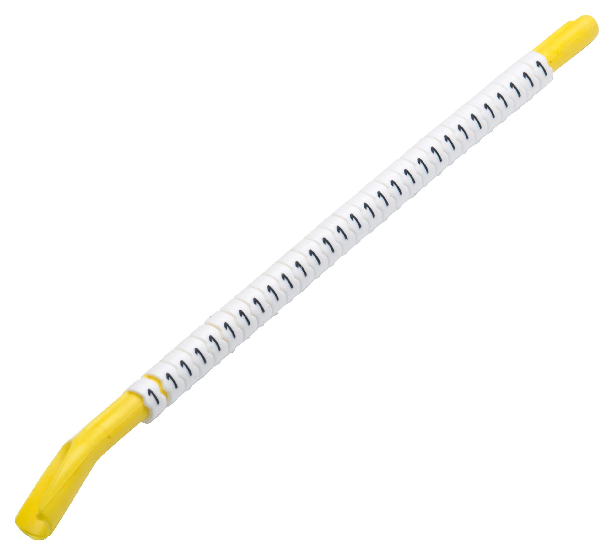 Raychem - Te Connectivity Std21W-5 Cable Marker, Pom, 15.5Mm Dia, White