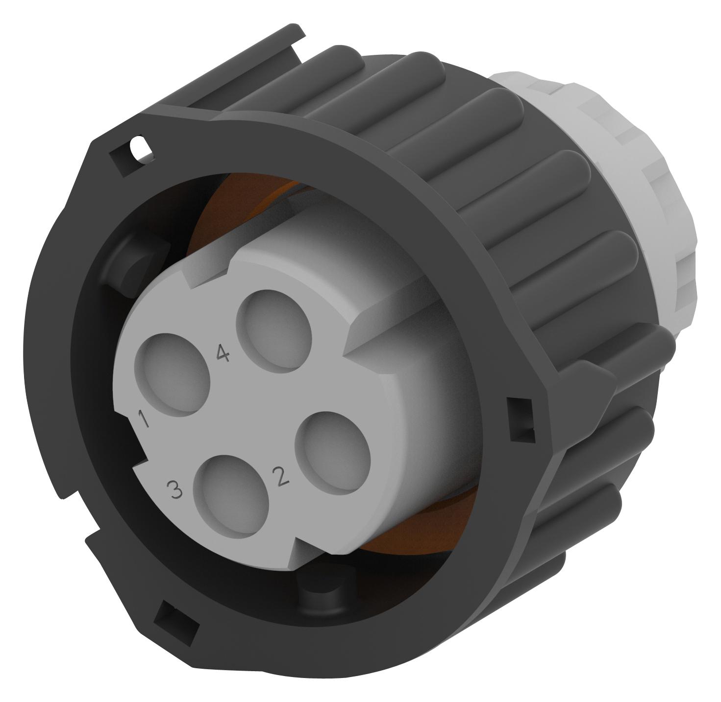 Amp - Te Connectivity 2-967325-1 Circular Connector, Plug, 4Pos, Cable