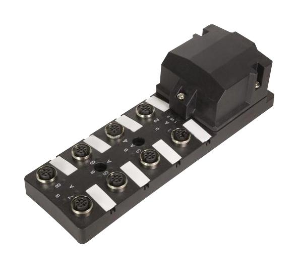 Harting 090700022200 Sensor Distribution Box, M12-5P, 8Port