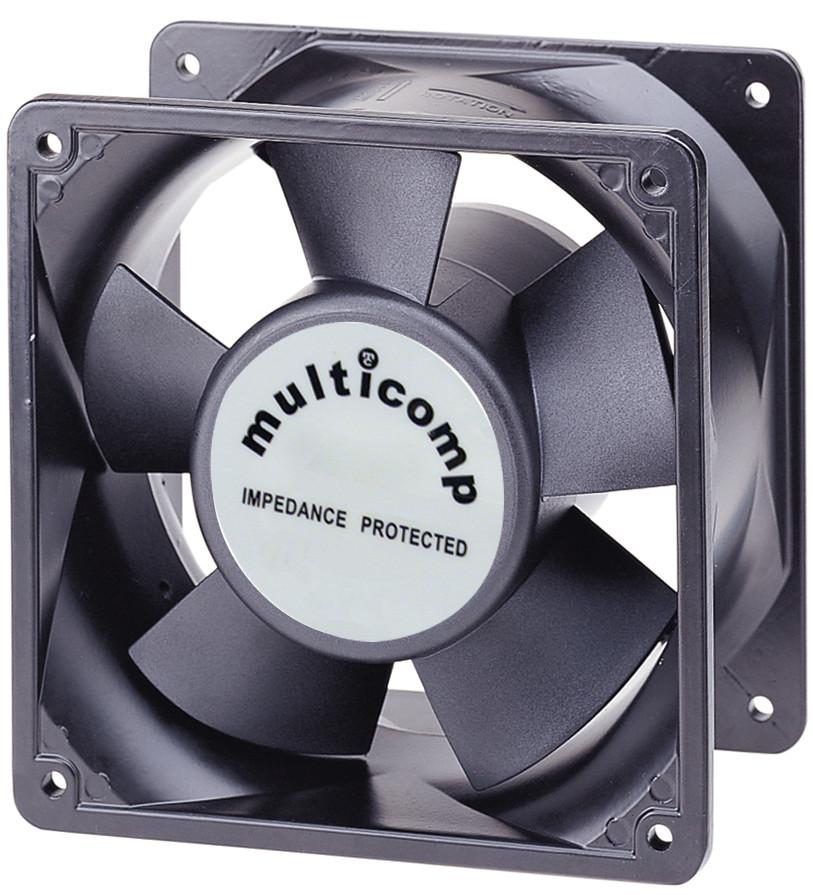 Multicomp Mc002691 Axial Fan, 40Mm, 12Vdc, 6.3Cfm