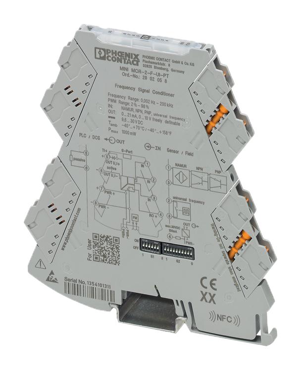 Phoenix Contact 2902058 Frequency Transducer, 1Ch, 24V, Din Rail