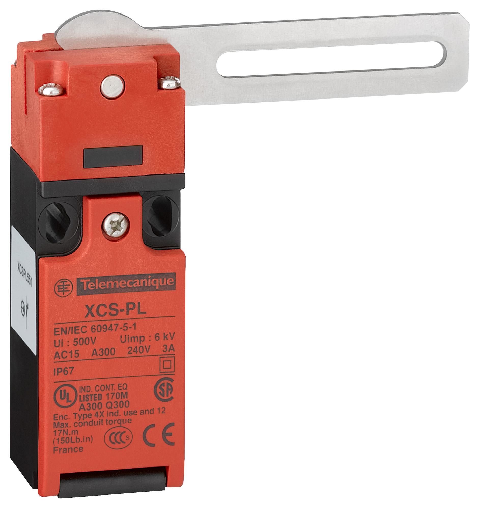 Telemecanique Sensors Xcspl562 Safety Switch, Spst-No/nc, 6A, 120V