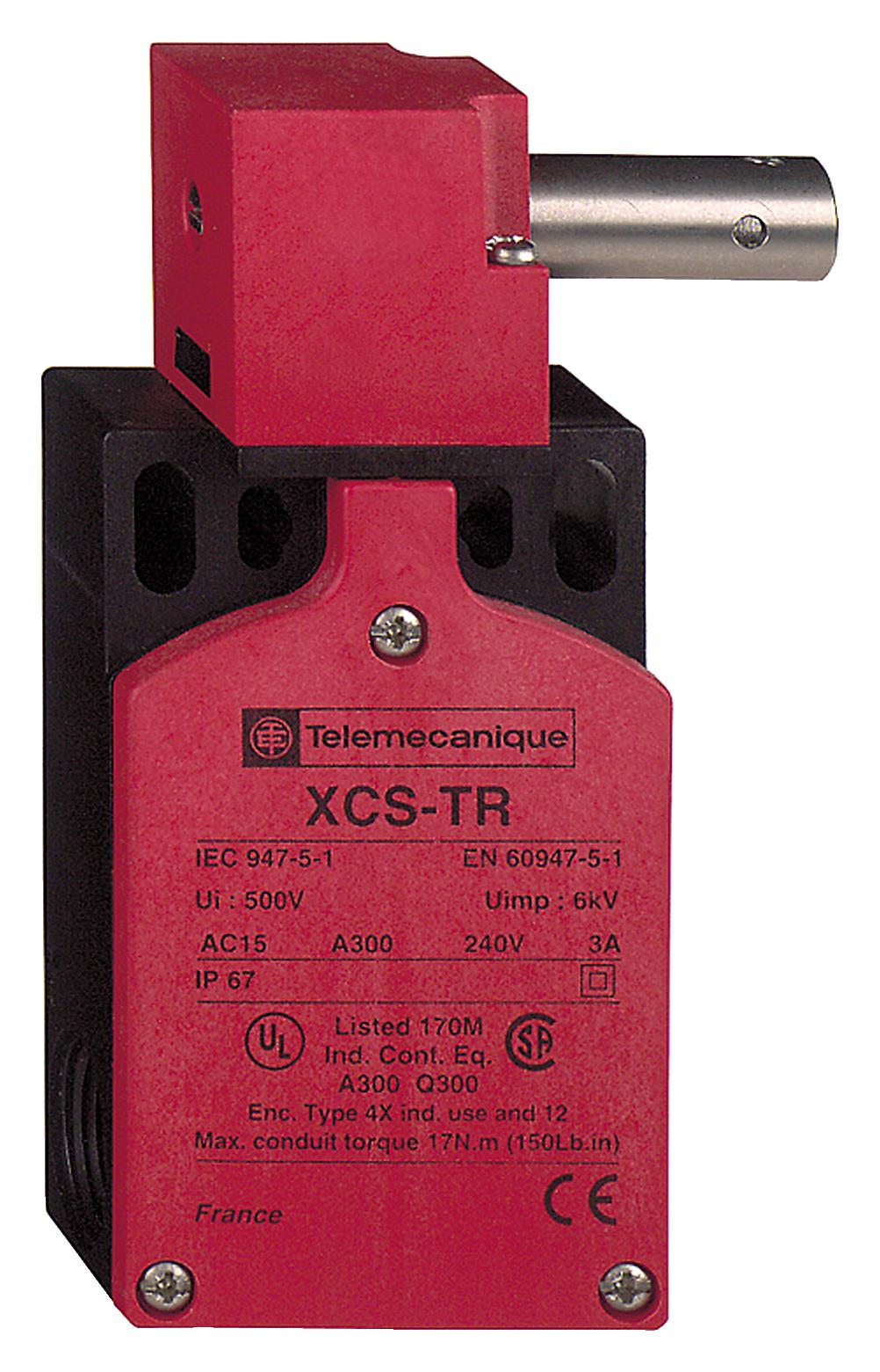 Telemecanique Sensors Xcstr852 Safety Switch, 3Pst-Nc, 6A, 120V