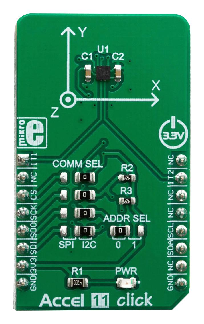 Mikroelektronika Mikroe-3440 Accel 11 Click Board