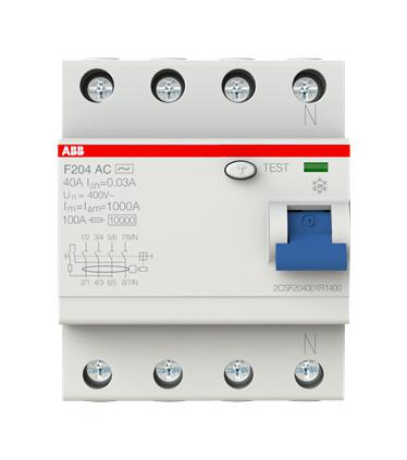 Abb 2Csf204001R1400 F204Ac-40/0.03 4P Rcd 40A 30Ma