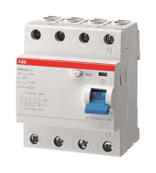 Abb F204As-100/0.1 F204As-100/0.1 4P Rcd 100A 100Ma