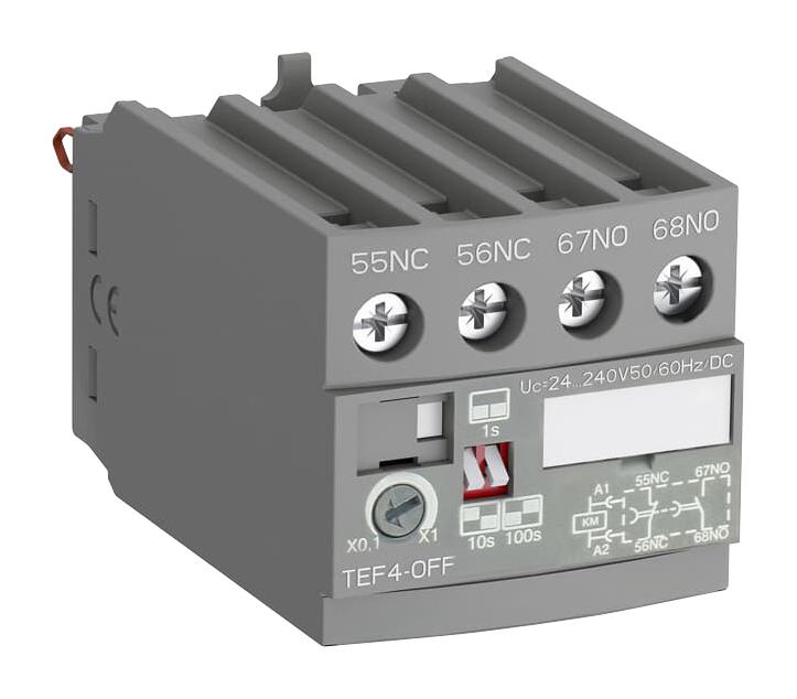 Abb 1Sbn020114R1000 Tef4-Off Elec Timer,af09..af38+Nf Relays